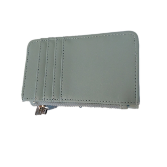 Steve Madden PVC Stone Keychain Wallet-Mint - Picture 6 of 10